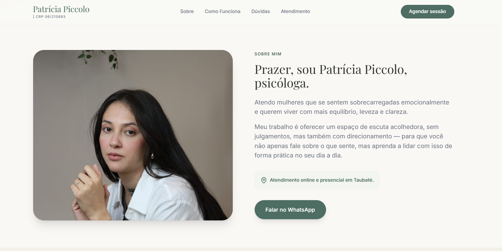 Patrícia Piccolo - Psicologia